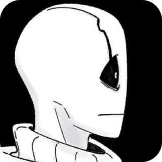 😐 emoji Gaster ➩ @Earth928B Telegram sticker 19 of 50
