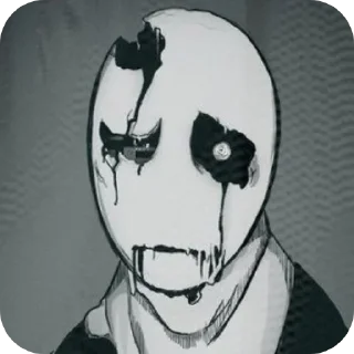 ☹ emoji Gaster ➩ @Earth928B Telegram sticker 1 of 50