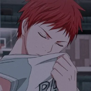 🤧 emoji Seijuro Akashi | special for absolute M. Telegram sticker 20 of 54