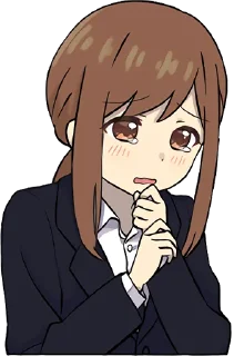😭 emoji Adult Girl @jp_stickers Telegram sticker 17 of 40