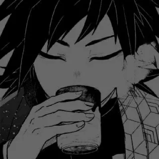 🍵 emoji Giyu Tomioka ( @Hanjisass) Telegram sticker 18 of 48