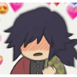 😍 emoji Giyu Tomioka ( @Hanjisass) Telegram sticker 9 of 48