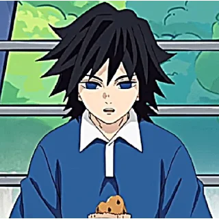😺 emoji Giyu Tomioka ( @Hanjisass) Telegram sticker 24 of 48