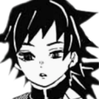 🙃 emoji Giyu Tomioka ( @Hanjisass) Telegram sticker 11 of 48