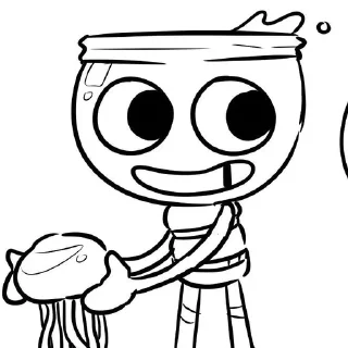🌟 emoji Finn🎣 by: @Hello3ll Telegram sticker 19 of 32