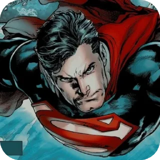 Sticker from Superman comics
