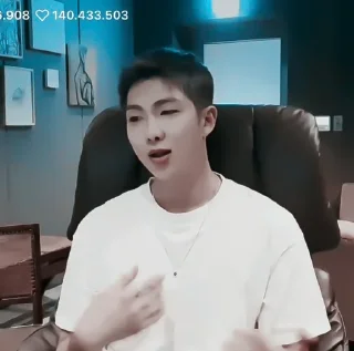 💌 emoji kim namjoon #𝗅𝗂𝗏𝖾'𝖽𝖺𝗒 →@sanariex Telegram sticker 10 of 30