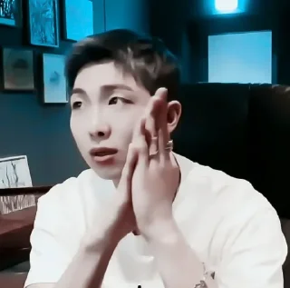 💌 emoji kim namjoon #𝗅𝗂𝗏𝖾'𝖽𝖺𝗒 →@sanariex Telegram sticker 24 of 30