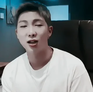 💌 emoji kim namjoon #𝗅𝗂𝗏𝖾'𝖽𝖺𝗒 →@sanariex Telegram sticker 6 of 30