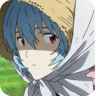😐 emoji rei :: @ilxaf8 Telegram sticker 7 of 45