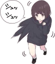 🤛 emoji Menhera little girl. :: @line_stickers Telegram sticker 15 of 120