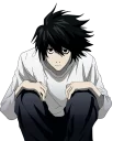 🙁 emoji Тетрадь смерти :: @animesticks Telegram sticker 10 of 31