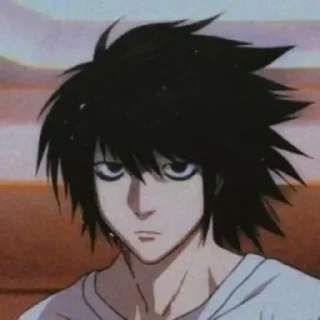 😠 emoji Death note @anime_stickerr Telegram sticker 7 of 25