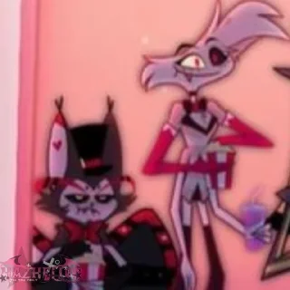 😁 emoji Angel/Husk•HazbinHotel  @Hazhell00 ➡️ @Ctikerubot Telegram sticker 7 of 82