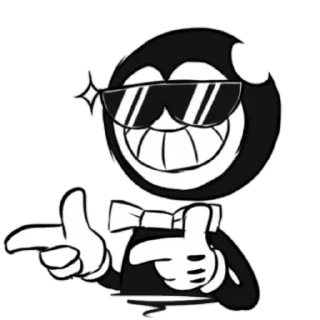 👍 emoji Bendy Telegram sticker 13 of 99