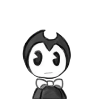 😐 emoji Bendy Telegram sticker 17 of 99