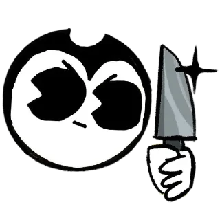 🔪 emoji Bendy Telegram sticker 19 of 99