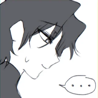 🖤 emoji 𝜗ৎ . .𝒯𝑤𝑜 𝒯𝑖𝓂𝑒 ‧˚ ‧ | @FS_AsSe Telegram sticker 6 of 100