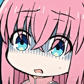 😱 emoji @namiko.chan;bocchi the rock Telegram sticker 12 of 49
