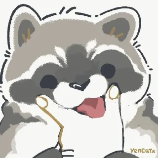 Sticker from Енотики @minolisa