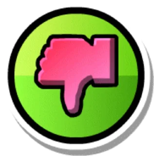 👎 emoji GD Stickers Telegram sticker 14 of 14