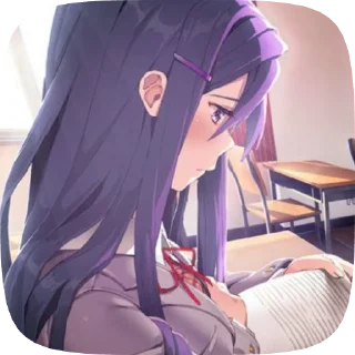 🌟 emoji Yuri ddlc @Catemau Telegram sticker 23 of 120