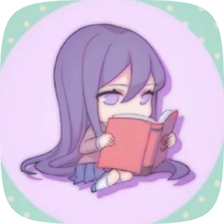 🌟 emoji Yuri ddlc @Catemau Telegram sticker 18 of 120