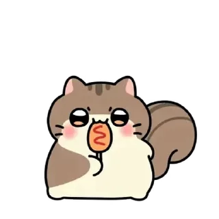 ❤️ emoji белочка ♡ @softsticks Telegram sticker 18 of 24