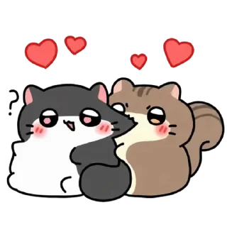 ❤️ emoji белочка ♡ @softsticks Telegram sticker 14 of 24