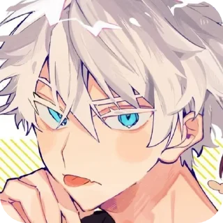 🌟 emoji Годжо Сатору by:@Q_Q_what Telegram sticker 7 of 41