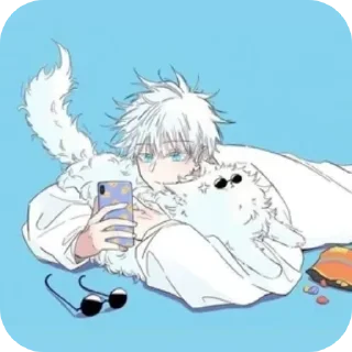 🌟 emoji Годжо Сатору by:@Q_Q_what Telegram sticker 18 of 41