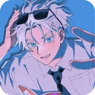 🌟 emoji Годжо Сатору by:@Q_Q_what Telegram sticker 16 of 41