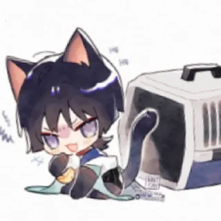 😄 emoji @itsgensharts скарамуж Telegram sticker 6 of 25