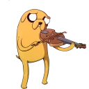 🎻 emoji Adventure Time Telegram sticker 23 of 38