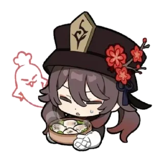 Sticker from Ху тао
