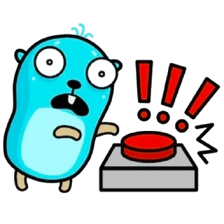 😳 emoji Gopher Telegram sticker 13 of 29