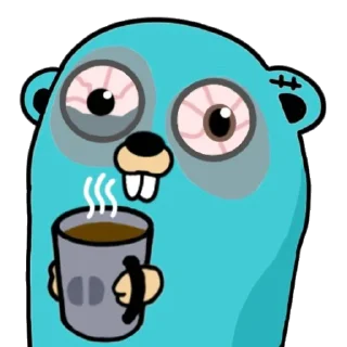 ☕️ emoji Gopher Telegram sticker 20 of 29
