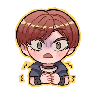 😨 emoji Resident Evil Cuties by Diakki Telegram sticker 18 of 33