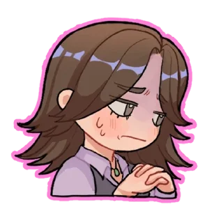 😔 emoji Resident Evil Cuties by Diakki Telegram sticker 14 of 33