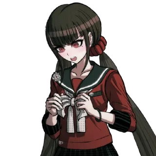 😣 emoji Maki Harukawa Telegram sticker 16 of 33