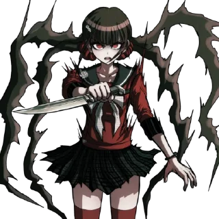 🔪 emoji Maki Harukawa Telegram sticker 22 of 33