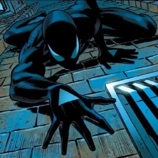 🌟 emoji black spider-man Telegram sticker 18 of 30
