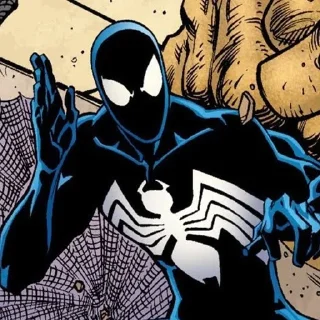 🌟 emoji black spider-man Telegram sticker 15 of 30