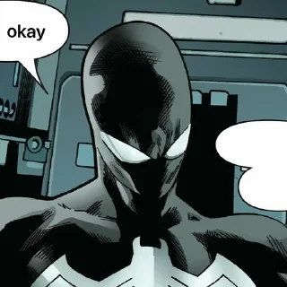 🌟 emoji black spider-man Telegram sticker 11 of 30