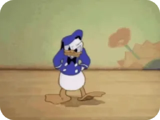 Sticker from Donald Duck