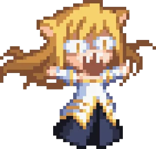 😡 emoji Neco-Arc Animated Telegram sticker 8 of 21