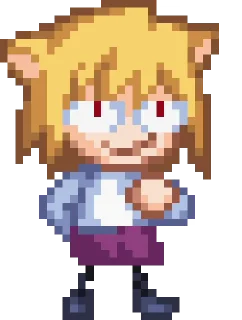 😂 emoji Neco-Arc Animated Telegram sticker 10 of 21