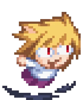 🏃‍♂️ emoji Neco-Arc Animated Telegram sticker 17 of 21