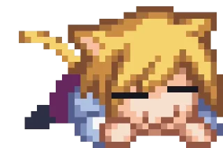 🛌 emoji Neco-Arc Animated Telegram sticker 12 of 21