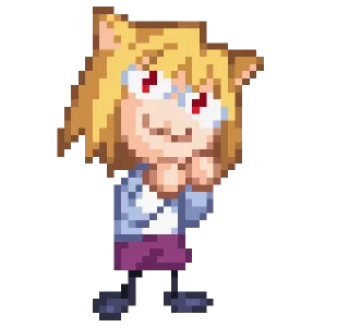 👊 emoji Neco-Arc Animated Telegram sticker 16 of 21